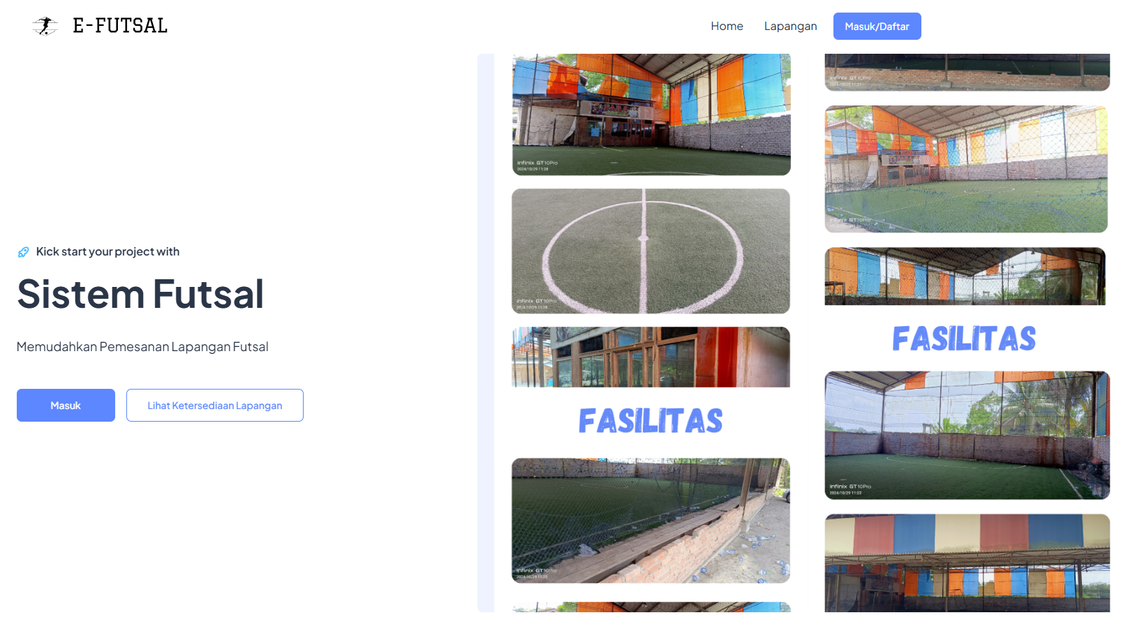 Website E-Futsal